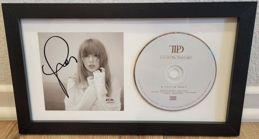 Swift Signed CD w/PSA COA Framed Poet