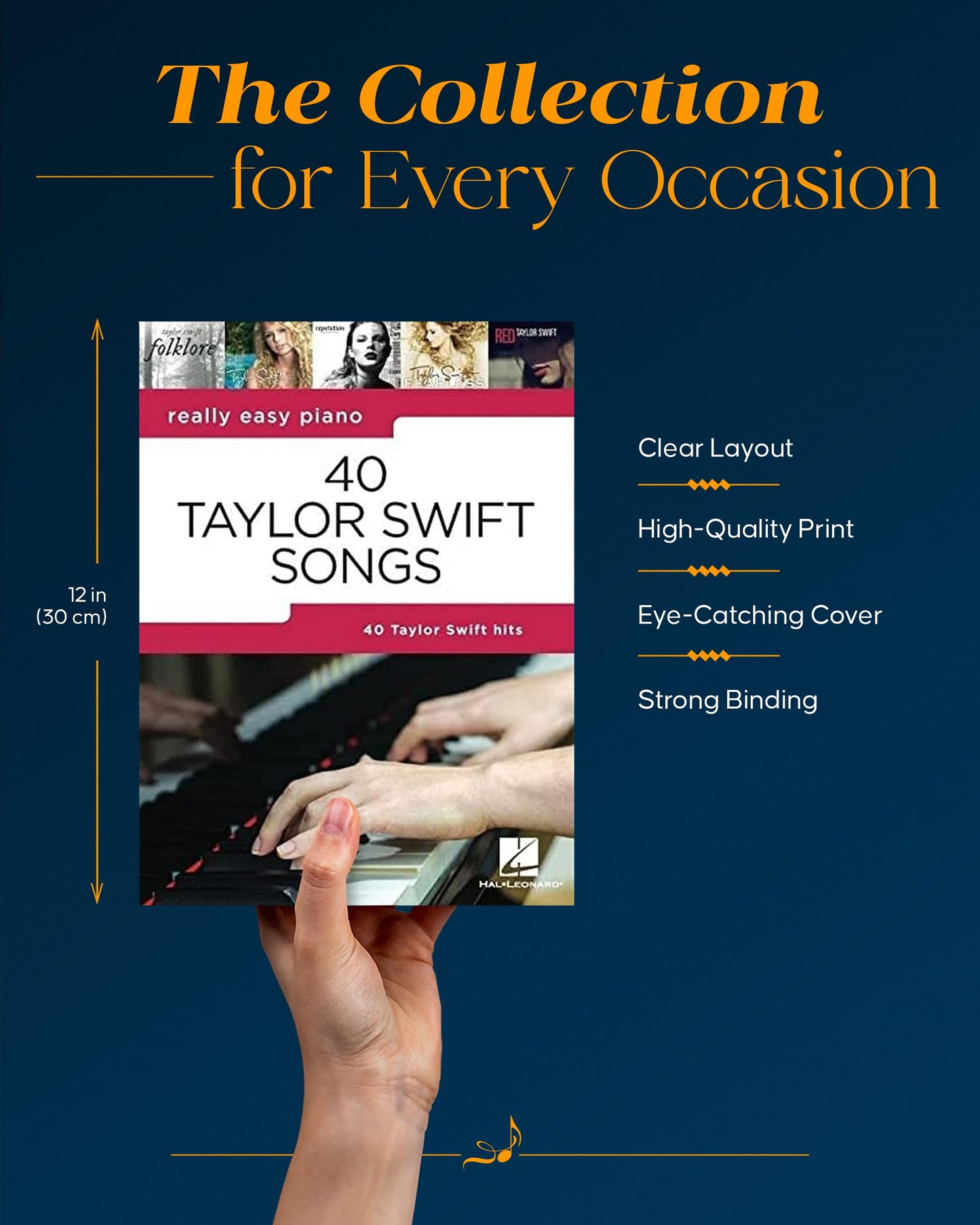 40 Taylor Swift Songs: Really Easy Piano Series with Lyrics & Performance Tips (Really Easy Piano; Hal Leonard)