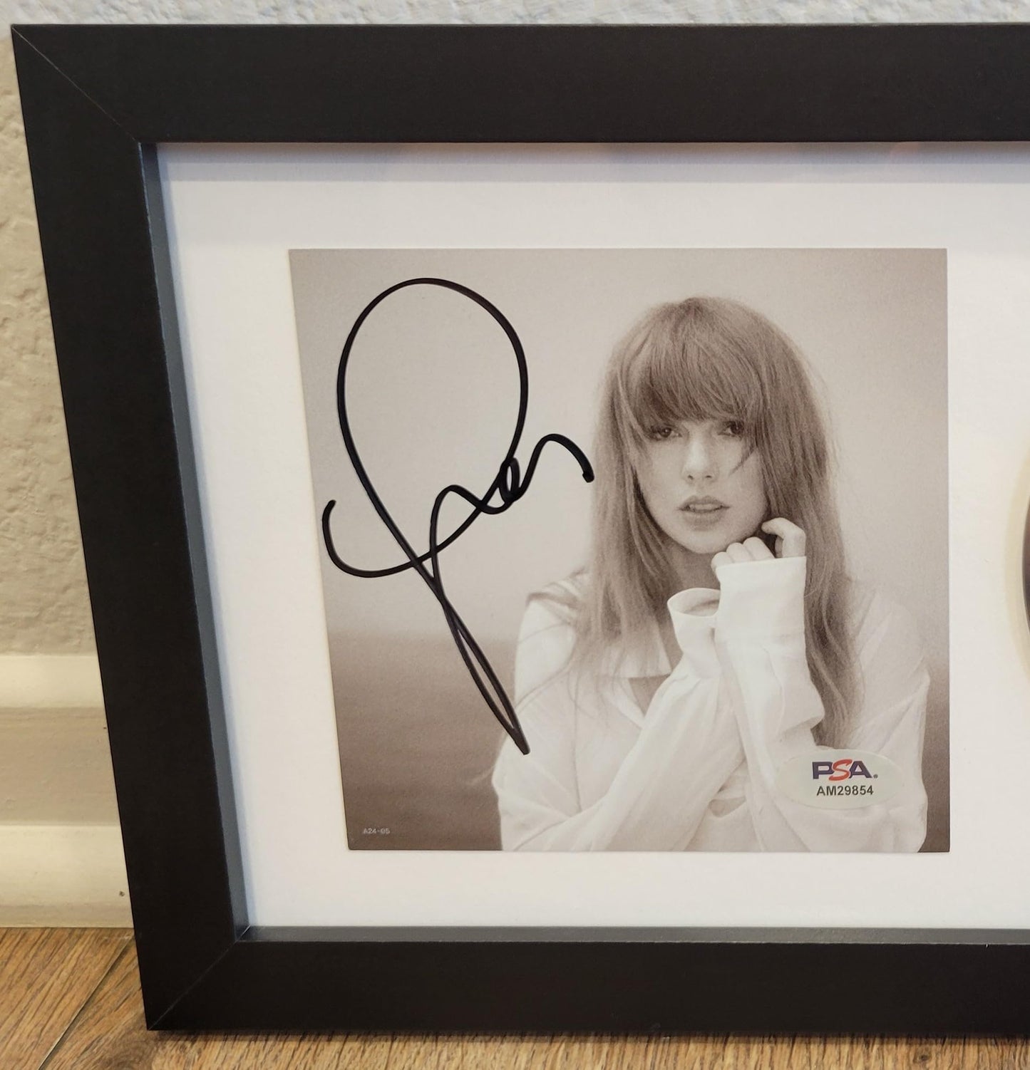 Swift Signed CD w/PSA COA Framed Poet