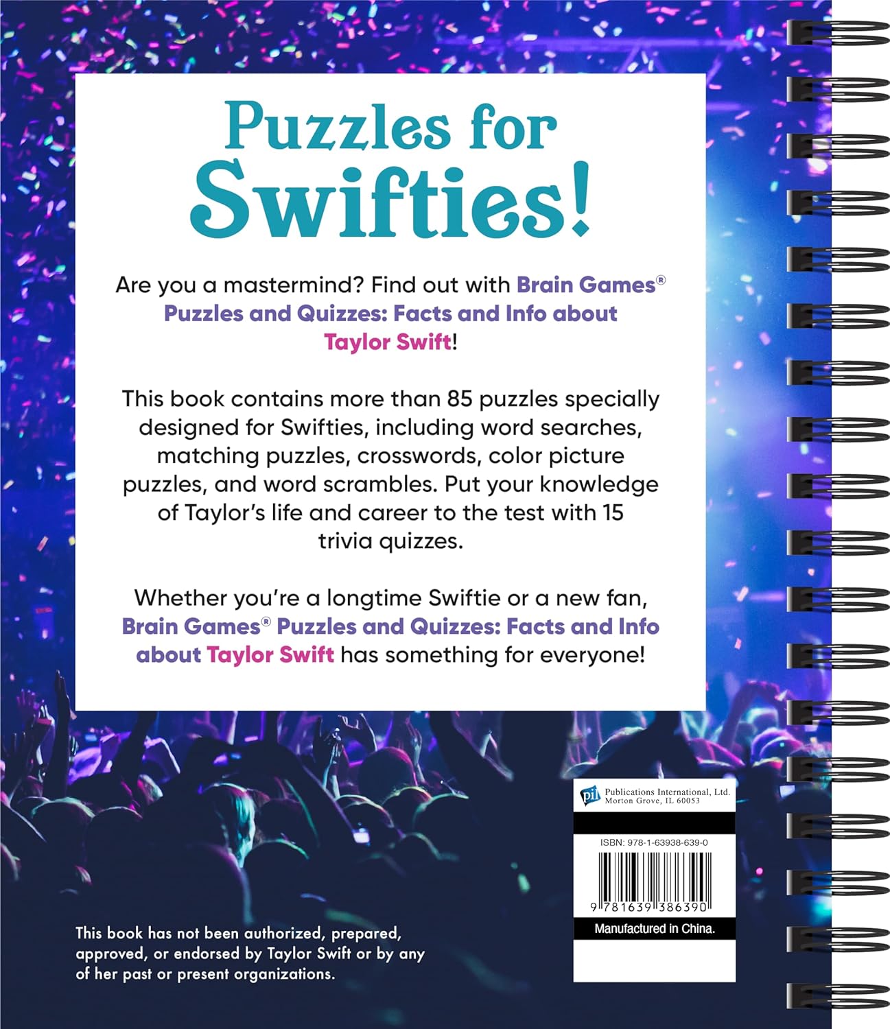 Brain Games - Puzzles and Quizzes: Facts and Info about Taylor Swift