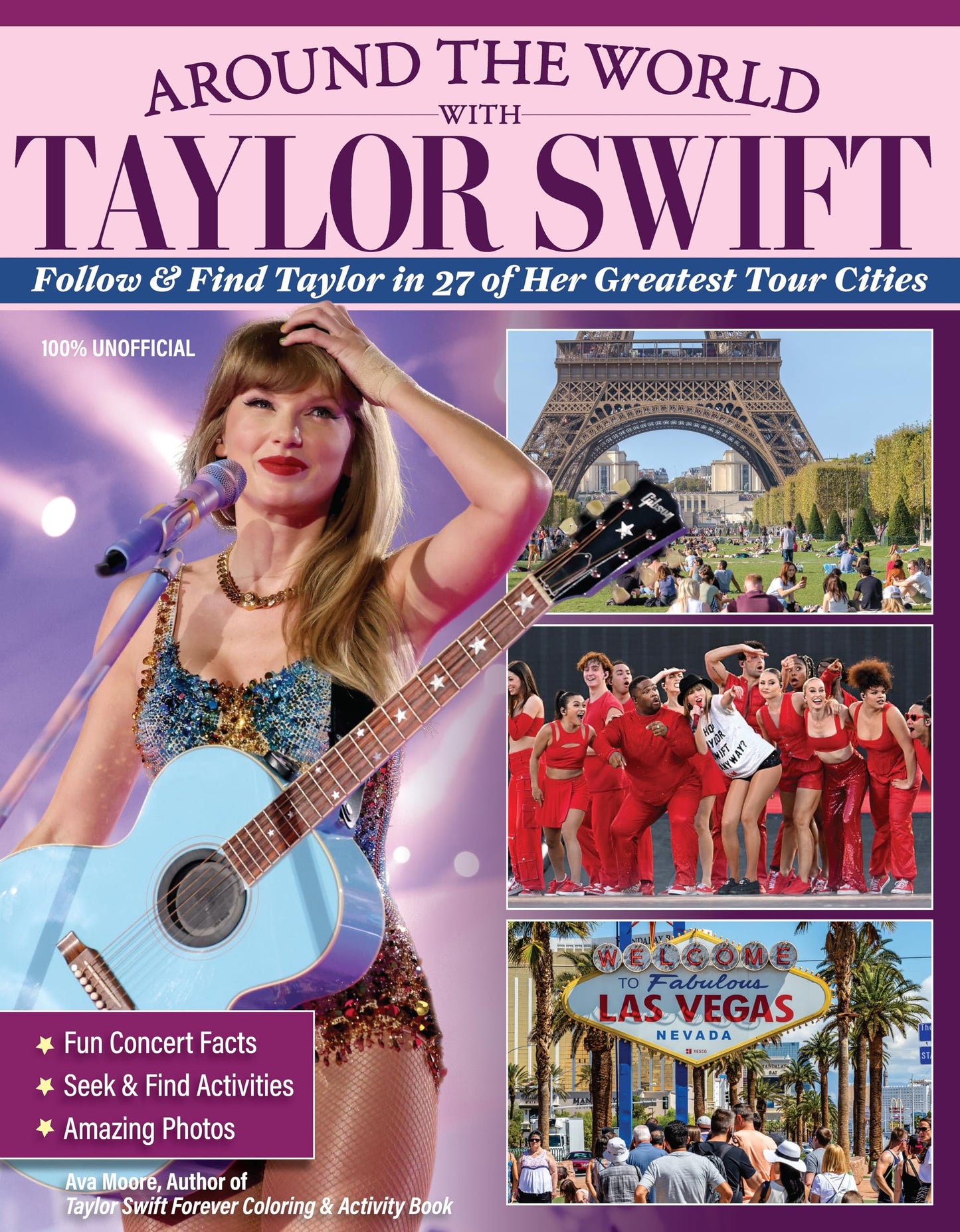 Around the World with Taylor Swift: Follow & Find Taylor in 27 of Her Greatest Tour Cities (Design Originals) Seek-and-Find Activity Book for Swifties - Fun Facts, an Eras Tour Retrospective, and More