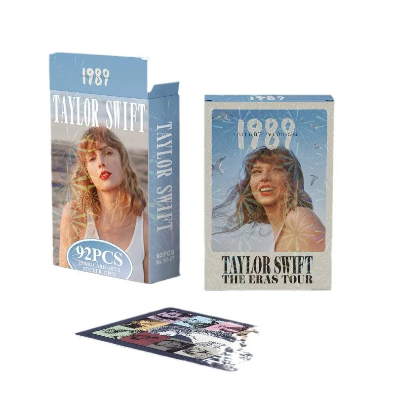 92 Pcs/Set Taylor Photo Card European American Star Album Small Card Double-sided LOMO Card Fan Collection Card Book