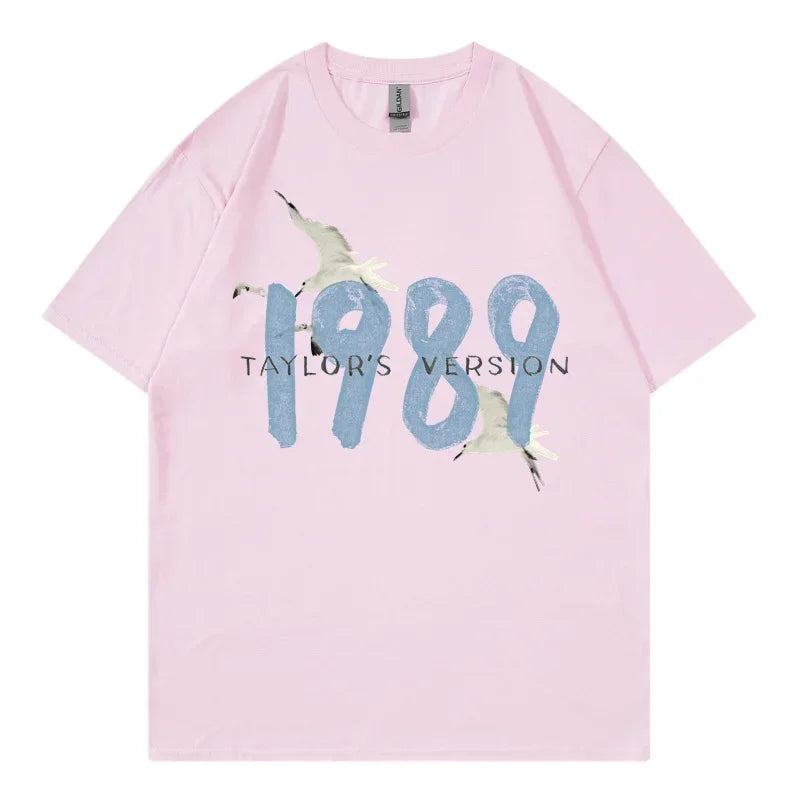 Taylor Swifts 1989 T-Shirts Men Women T Shirt Gift Fans Music Concert Short Sleeve Unisex Streetwear Clothing Oversized Tshirt