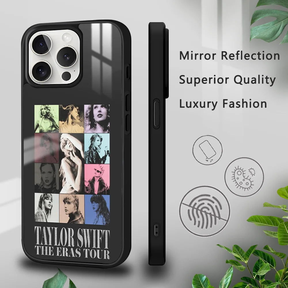 T-TaylorS-TTPD-S-SwiftS Phone Case For iPhone 16 15 14 13 12 11 Pro Xs Max Mini Plus Celulares Hard Funda