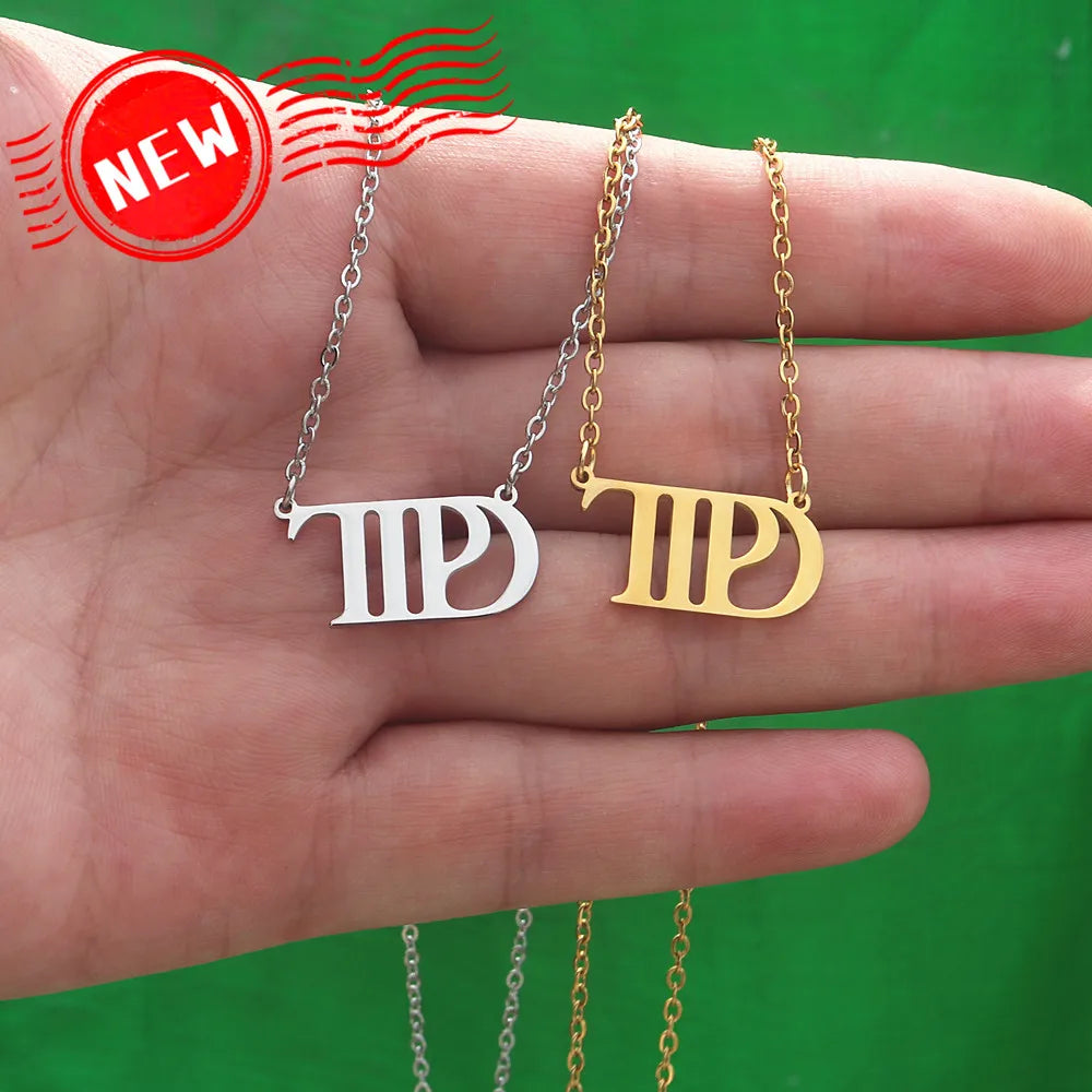 New 1989 TS version Necklace Reputation Singer Signature Fearless Speak Now Necklaces for Music Lover TS Inspired Fan Gift