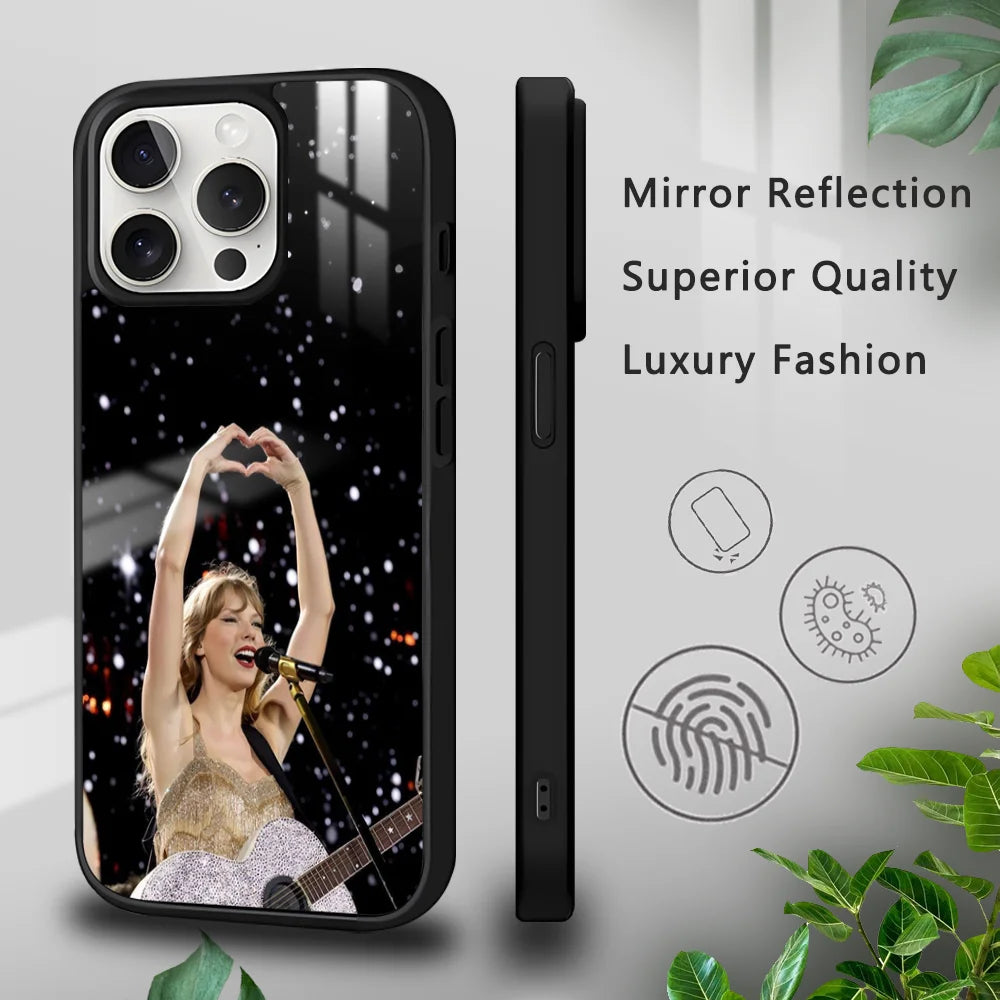 T-TaylorS-TTPD-S-SwiftS Phone Case For iPhone 16 15 14 13 12 11 Pro Xs Max Mini Plus Celulares Hard Funda