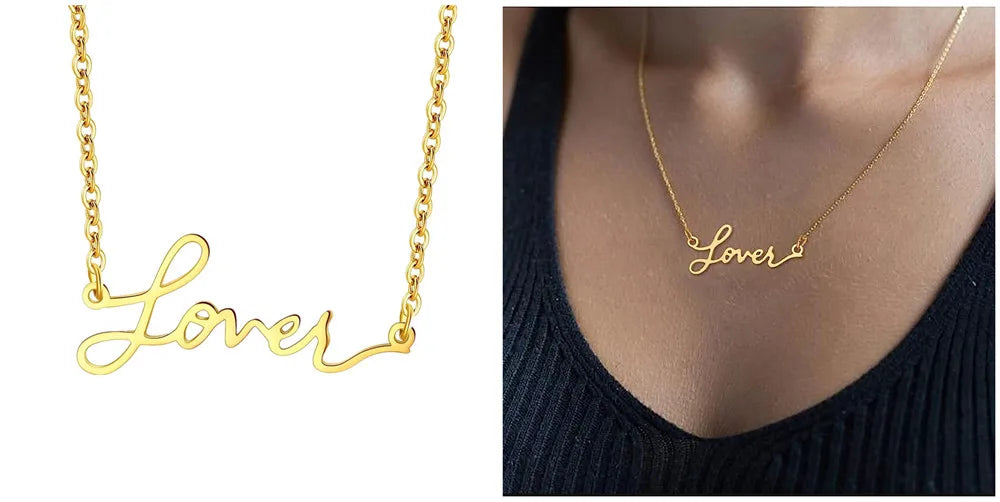 New 1989 TS version Necklace Reputation Singer Signature Fearless Speak Now Necklaces for Music Lover TS Inspired Fan Gift