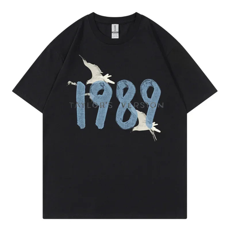 Taylor Swifts 1989 T-Shirts Men Women T Shirt Gift Fans Music Concert Short Sleeve Unisex Streetwear Clothing Oversized Tshirt