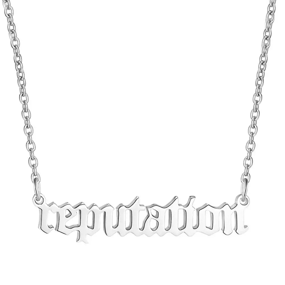 New 1989 Taylor’s version Necklace Reputation Singer Signature Fearless Speak Now Necklaces for Music Lover TS Inspired Fan K7K2