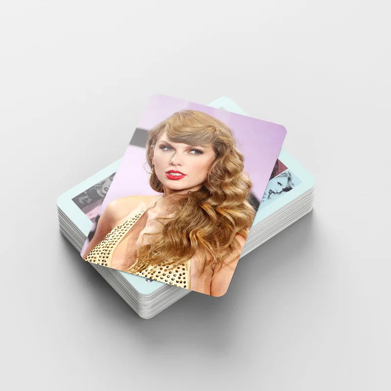 92 Pcs/Set Taylor Photo Card European American Star Album Small Card Double-sided LOMO Card Fan Collection Card Book