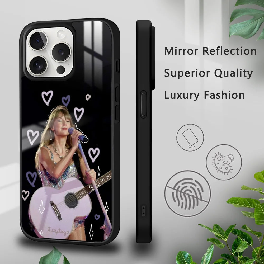 T-TaylorS-TTPD-S-SwiftS Phone Case For iPhone 16 15 14 13 12 11 Pro Xs Max Mini Plus Celulares Hard Funda