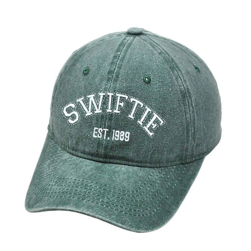 New Taylors The Swifts Baseball Caps 1989 Embroidery Hats Retro Cotton Duck Tongue Hat Outdoors Unisex for Fans Birthday Gifts