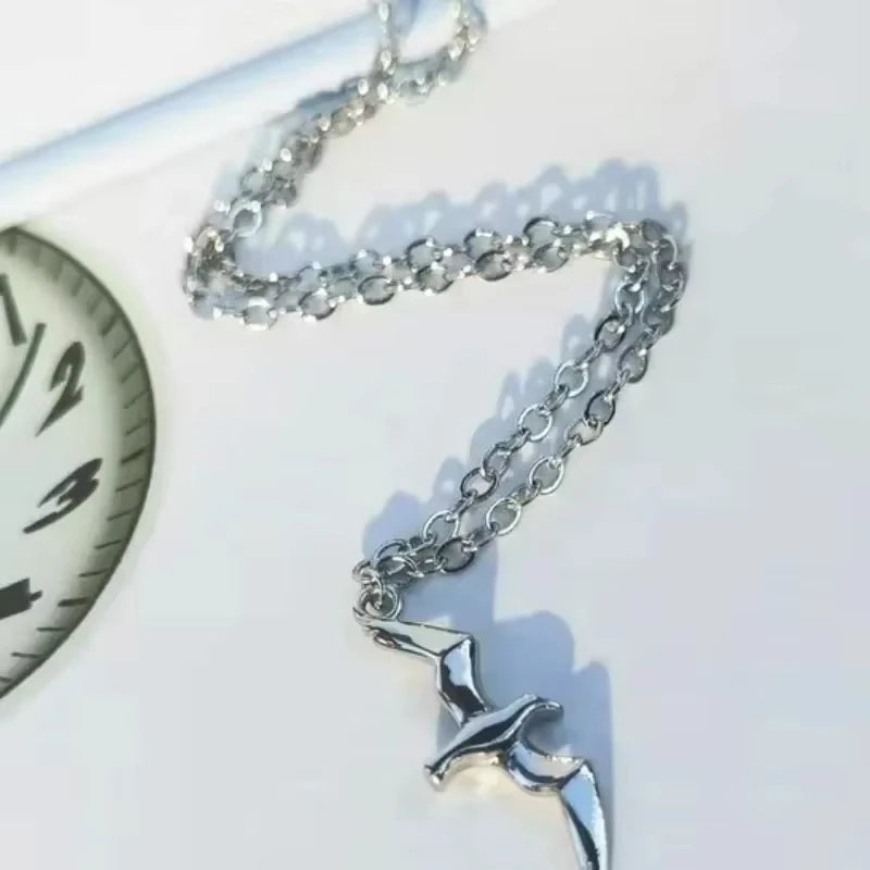 Fashion Star Taylor Swift 1989 Seagull Clavicle Necklace Sea Bird Charm Fine Necklace Simple Jewelry Accessories Gift