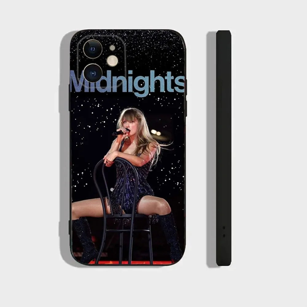 T-Taylor Singer S-Swift Phone Case For Iphone 16 15 11 13 14 Pro Max 7 8 Plus X Xr Xs Max 12mini Cover Case