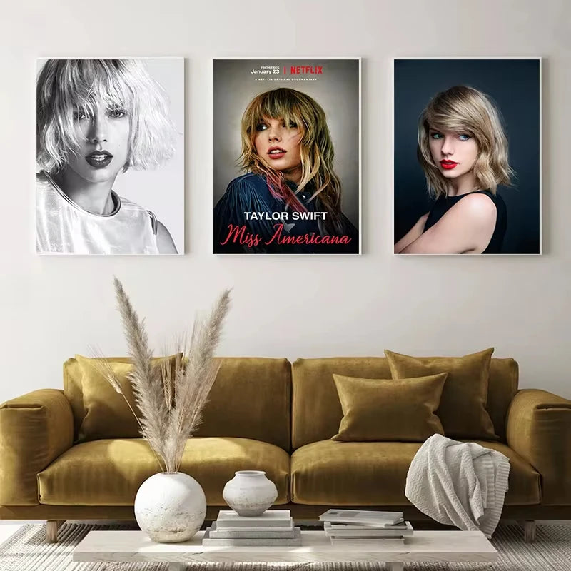 Taylor Alison Swift Posters Canvas Painting Popular Wall Art Picture Home Decor