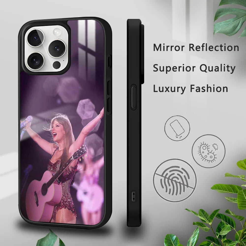 T-TaylorS-TTPD-S-SwiftS Phone Case For iPhone 16 15 14 13 12 11 Pro Xs Max Mini Plus Celulares Hard Funda