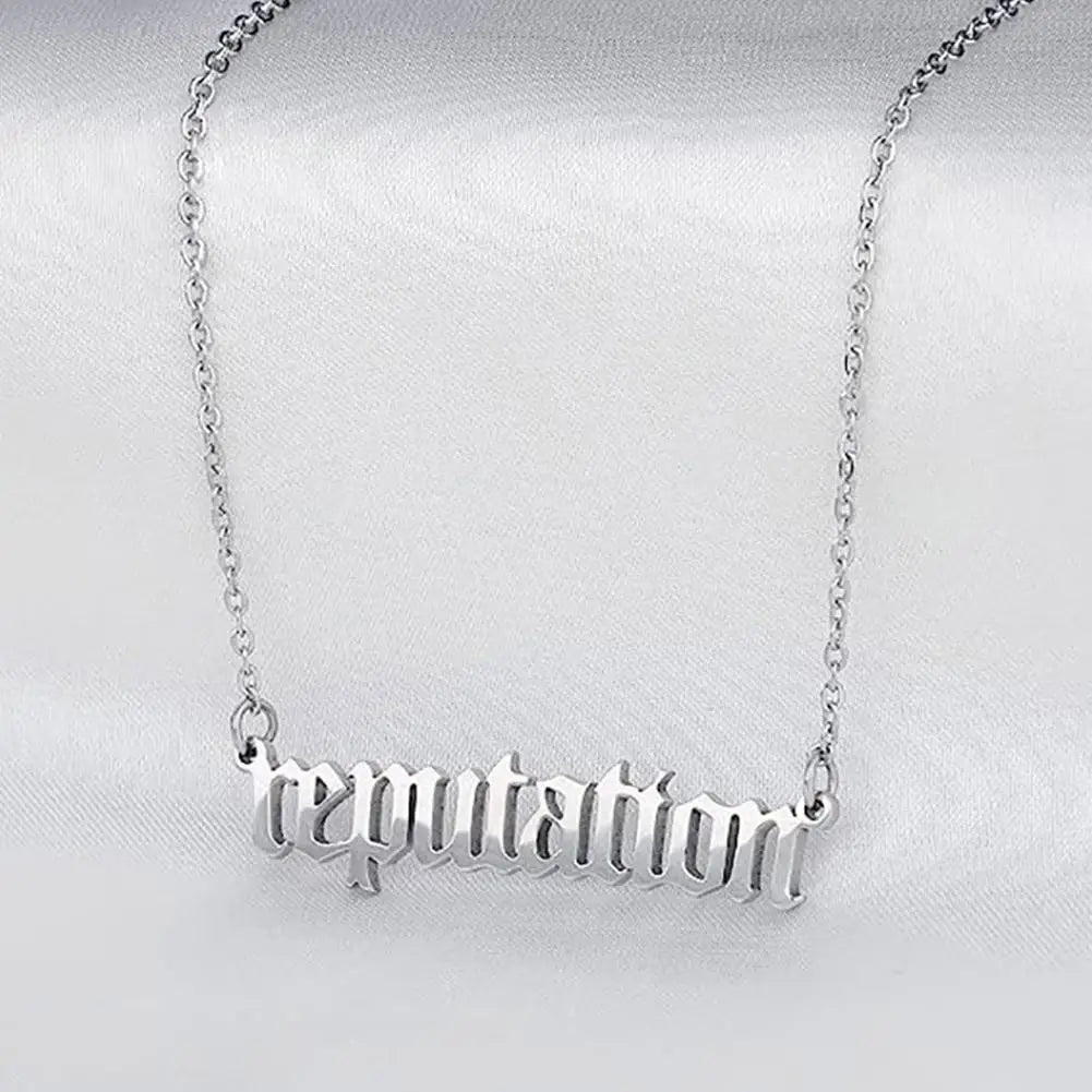 New 1989 Taylor’s version Necklace Reputation Singer Signature Fearless Speak Now Necklaces for Music Lover TS Inspired Fan K7K2