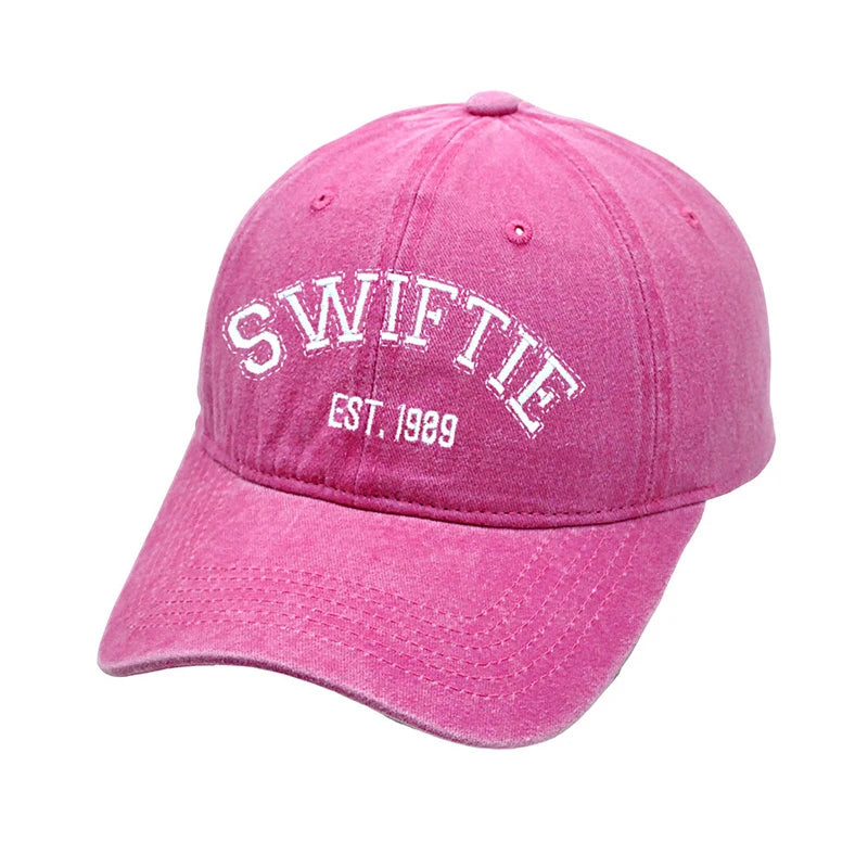 New Taylors The Swifts Baseball Caps 1989 Embroidery Hats Retro Cotton Duck Tongue Hat Outdoors Unisex for Fans Birthday Gifts