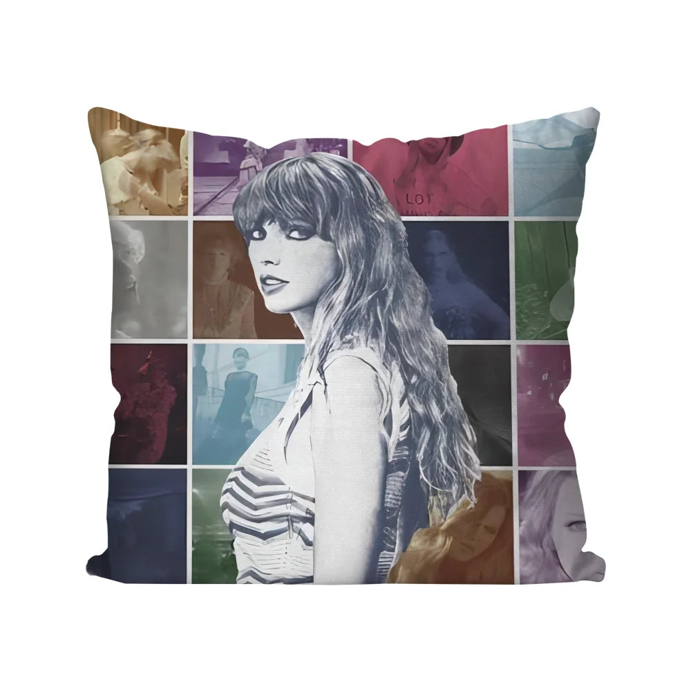 1pc T-Taylor Swifts Pillow Case Home Sofa Throw Pillow Car Cushion Throw Pillow Cover