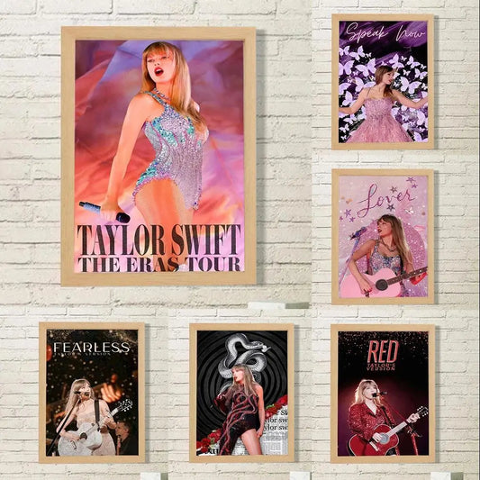 Taylor Swift The Ears Tour Poster  Pop Music Icon Wall Art for Home Decor Hot Album Decorative Print