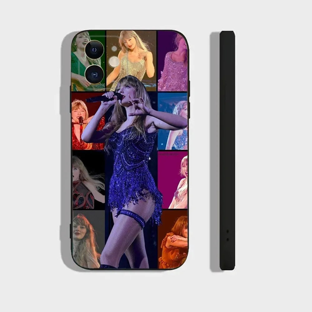 T-Taylor Singer S-Swift Phone Case For Iphone 16 15 11 13 14 Pro Max 7 8 Plus X Xr Xs Max 12mini Cover Case