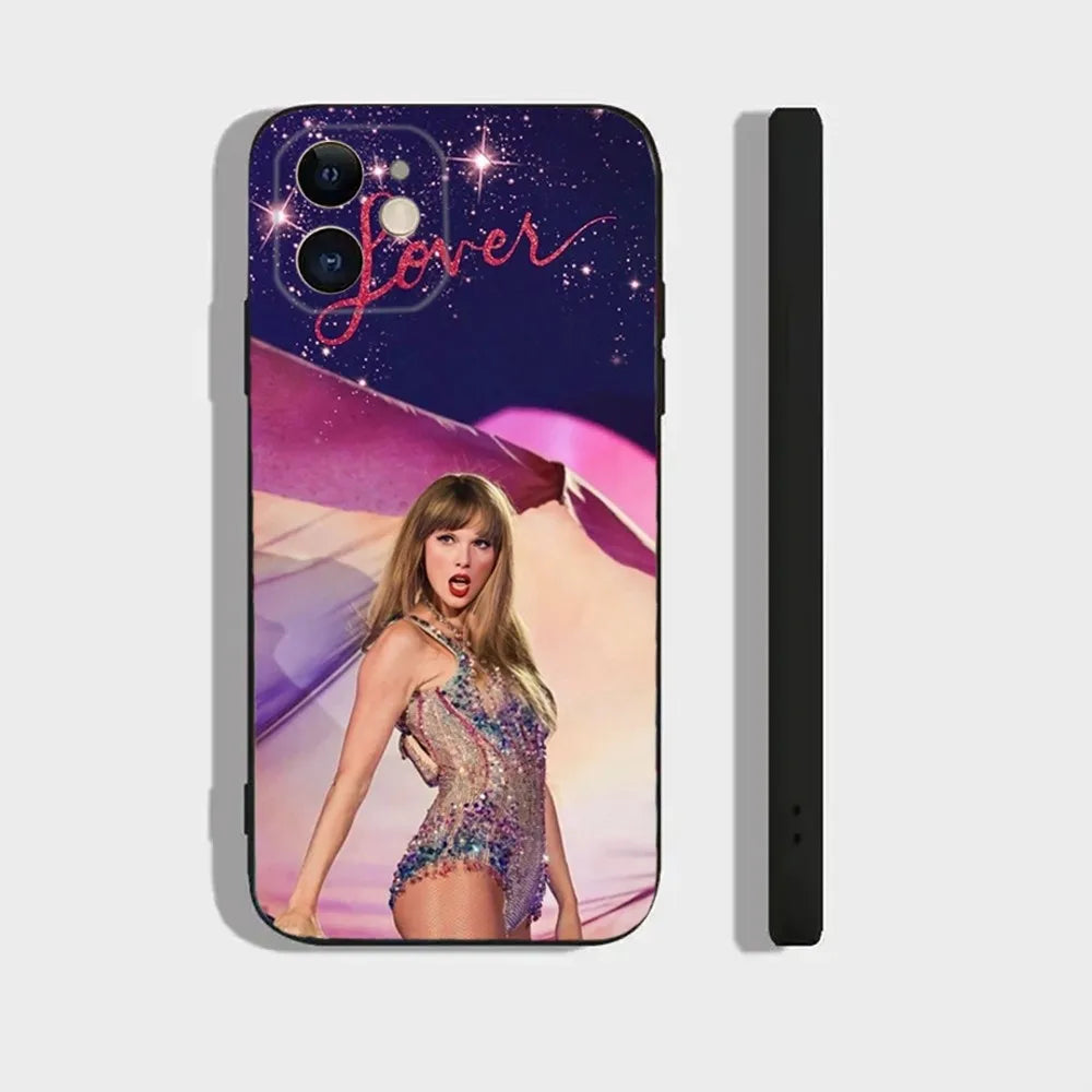 T-Taylor Singer S-Swift Phone Case For Iphone 16 15 11 13 14 Pro Max 7 8 Plus X Xr Xs Max 12mini Cover Case