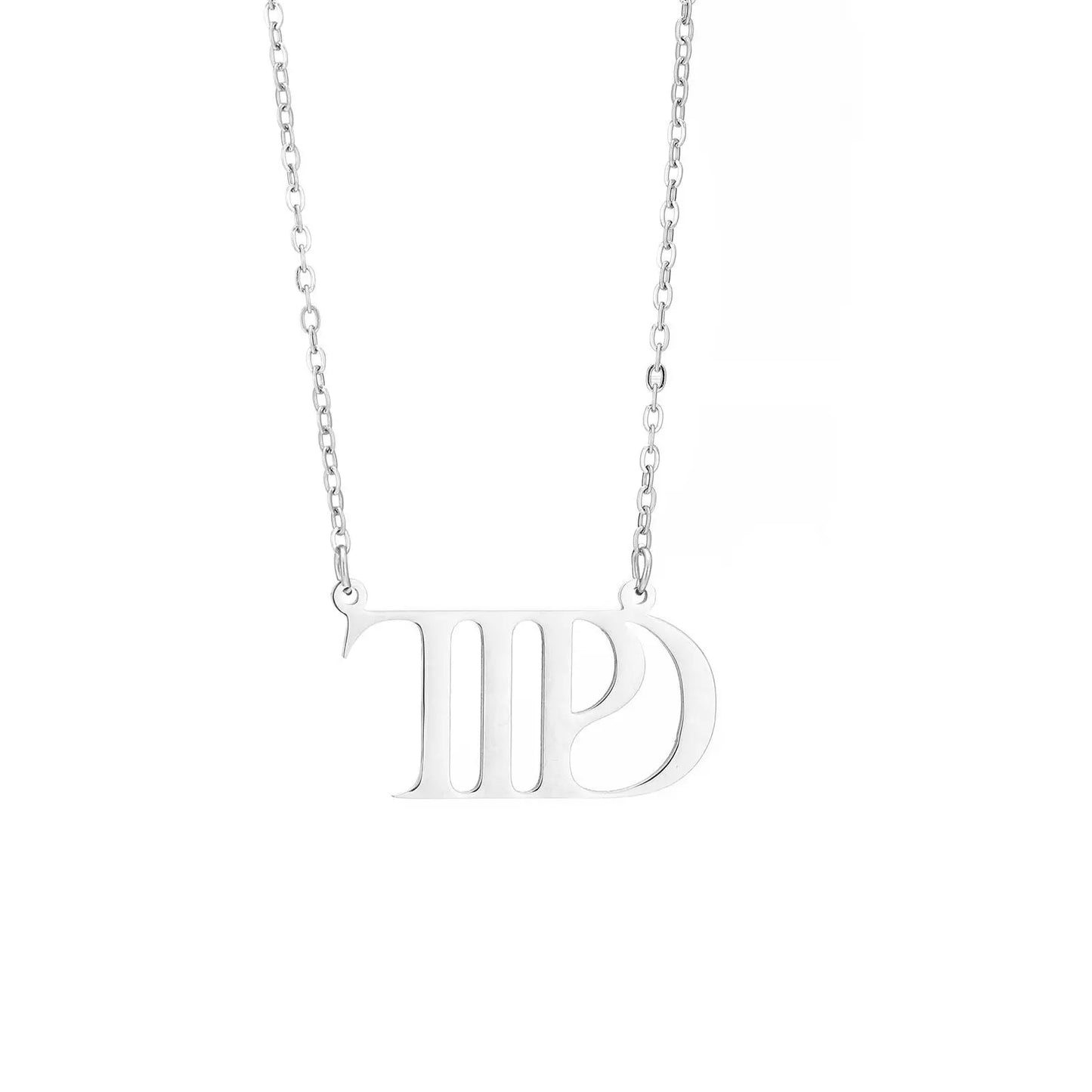 New Music Album TTPD Swift Necklace For Women Jewellery Stianless Steel Chain Cute Taylor Necklace Choker Fans Gift