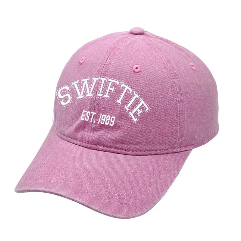 New Taylors The Swifts Baseball Caps 1989 Embroidery Hats Retro Cotton Duck Tongue Hat Outdoors Unisex for Fans Birthday Gifts