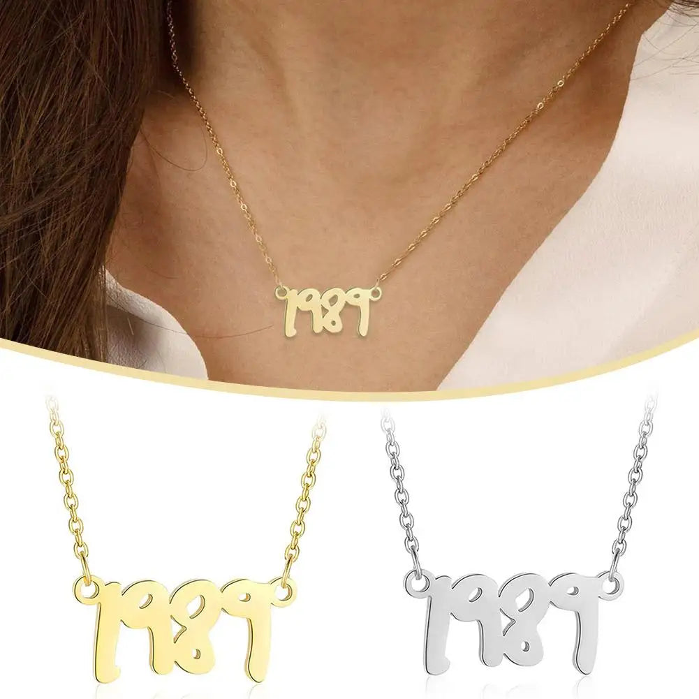 New 1989 Taylor’s version Necklace Reputation Singer Signature Fearless Speak Now Necklaces for Music Lover TS Inspired Fan K7K2