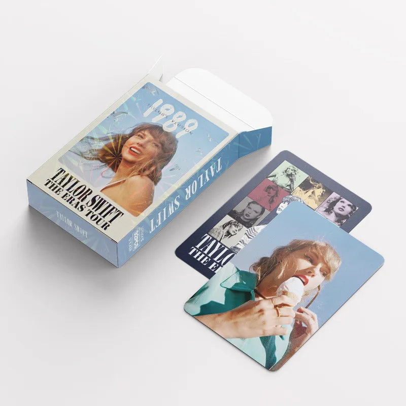 92 Pcs/Set Taylor Photo Card European American Star Album Small Card Double-sided LOMO Card Fan Collection Card Book