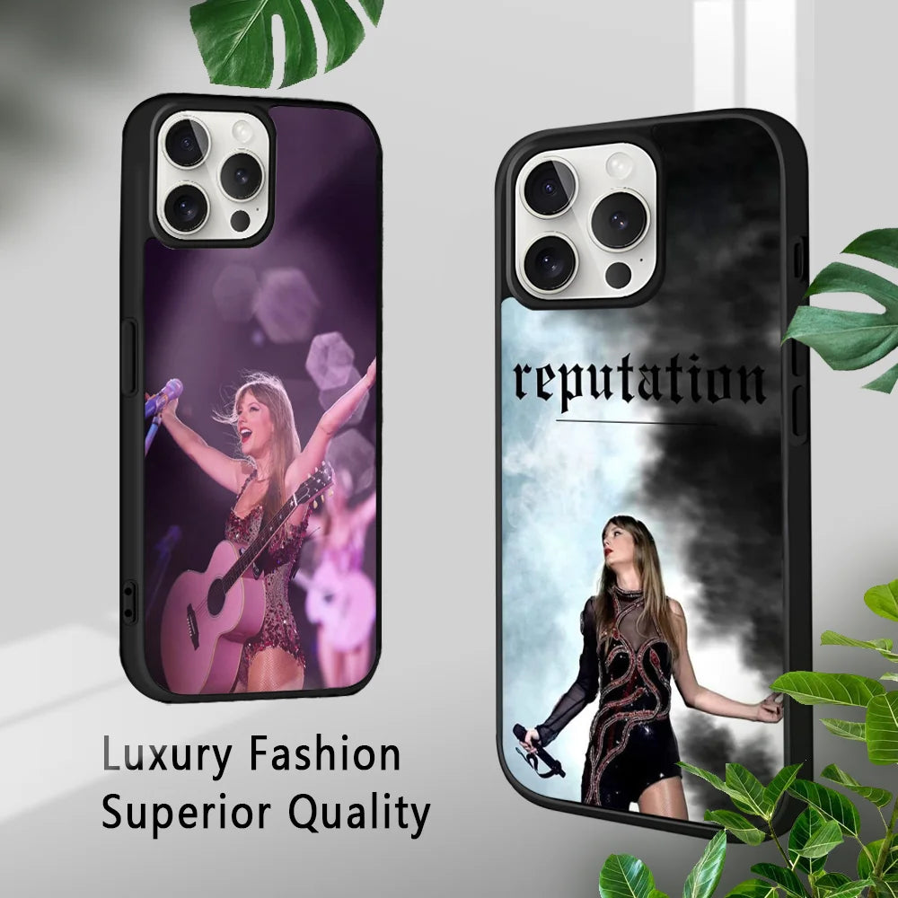 T-TaylorS-TTPD-S-SwiftS Phone Case For iPhone 16 15 14 13 12 11 Pro Xs Max Mini Plus Celulares Hard Funda