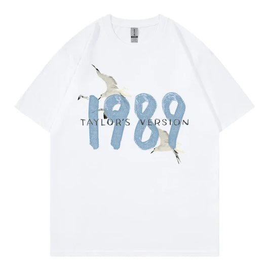 Taylor Swifts 1989 T-Shirts Men Women T Shirt Gift Fans Music Concert Short Sleeve Unisex Streetwear Clothing Oversized Tshirt