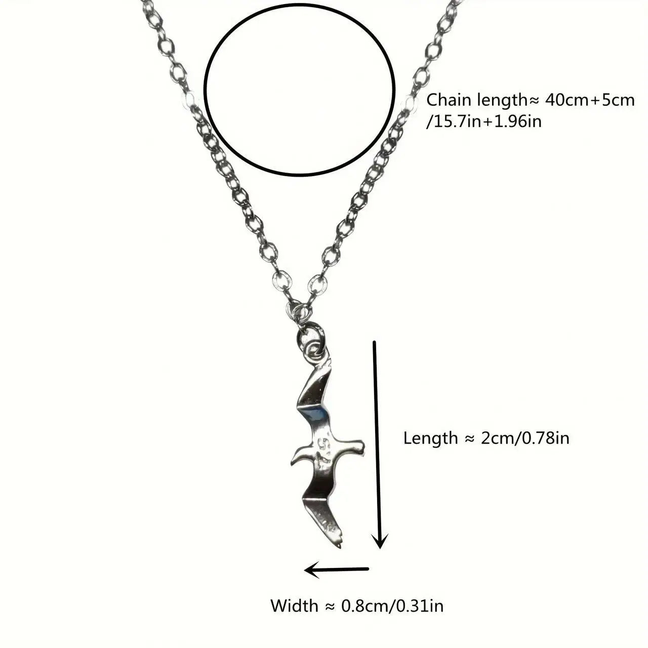 Fashion Star Taylor Swift 1989 Seagull Clavicle Necklace Sea Bird Charm Fine Necklace Simple Jewelry Accessories Gift