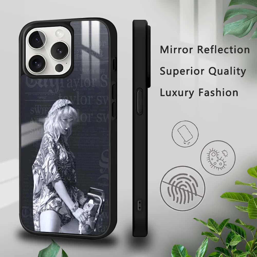 T-TaylorS-TTPD-S-SwiftS Phone Case For iPhone 16 15 14 13 12 11 Pro Xs Max Mini Plus Celulares Hard Funda