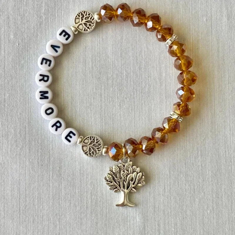 Evermore Friendship Bracelet Taylor Swift Evermore Willow Inspired Tree Charm Bracelet Eras Swiftie Merch Taylor Swift Gift Idea