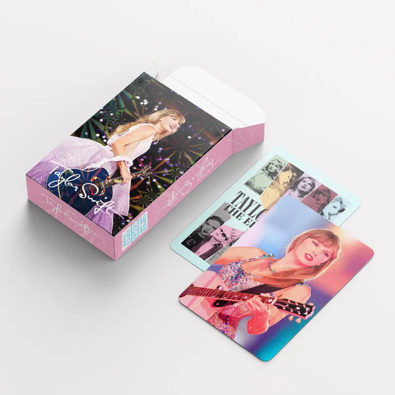 92 Pcs/Set Taylor Photo Card European American Star Album Small Card Double-sided LOMO Card Fan Collection Card Book